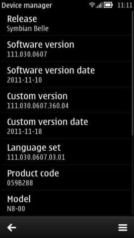 Info Nokia N8