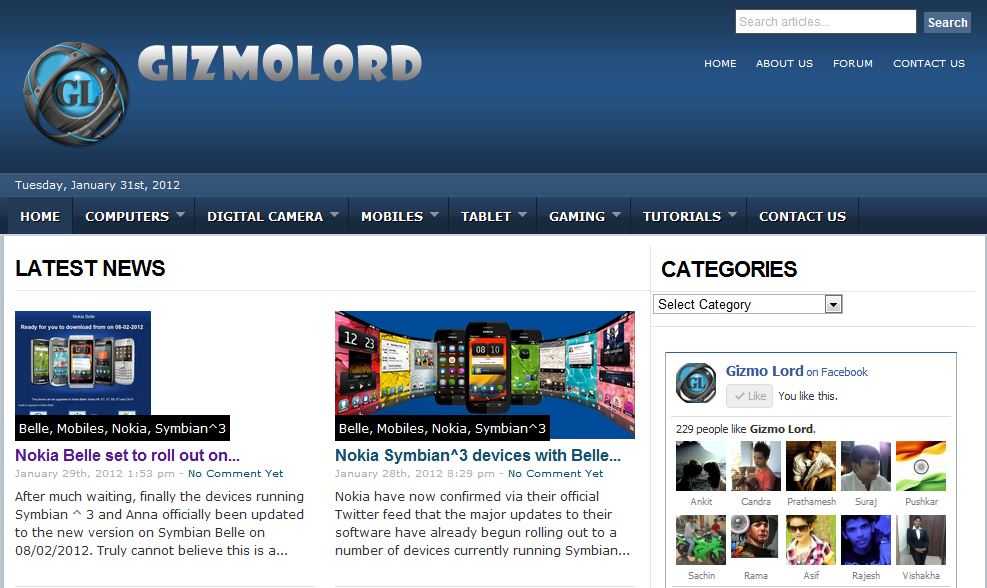Gizmolord Redesigned GizmoLord Blog Redesigned
