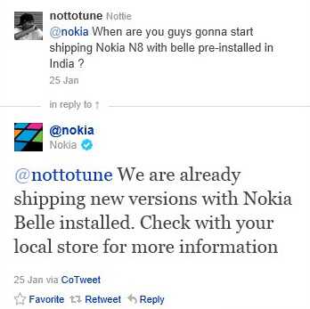 N8-Belle Nokia Symbian 3 devices with Belle out the box