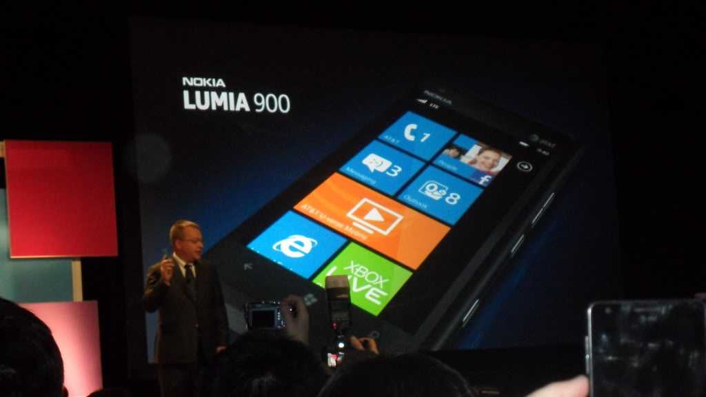 Here Comes Nokia Lumia 900 2 Lumia 900 being announced at the CES