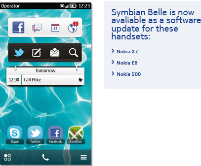 Nokia Belle Nokia Belle Update for Nokia 500