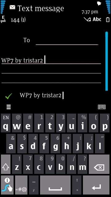 Swype Wp7 Skin By Tristar2 Swype WP7 skin by GizmoLord Team