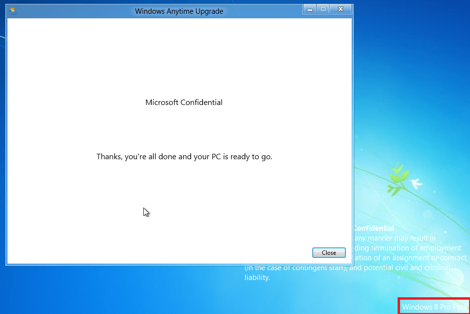 Windows 8 Is Still Being Worked Upon! 10 Windows 8 Pro upgrade