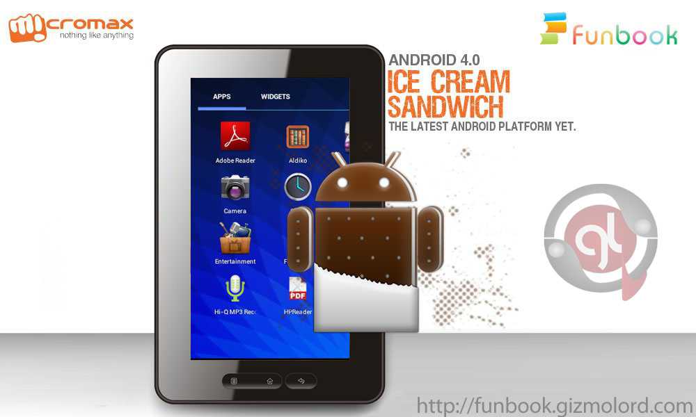 Micromax-Funbook Micromax Funbook Review - Tablet powered with Android 4.0 ICS
