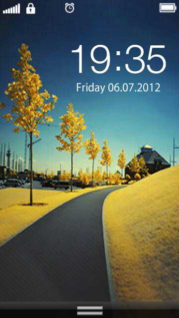 R-Slide_Unique Custom Skin For Slideunlock Symbian App R-Slide skin for SlideUnlock