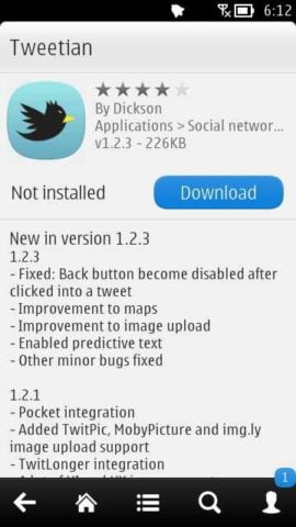 Tweetian V1.2.3 - Symbian Twitter Client Gets A Major Update. 1 Tweetian-for-symbian-GizmoLord