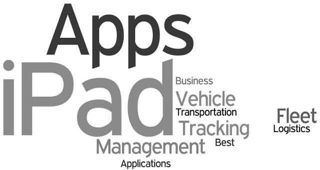 Ipad Logistic Apps Logistics Applications of iPads