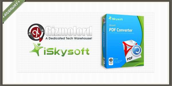Iskysoft Pdf Converter License Giveaway 1 iSkysoft PDF Converter license
