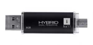 Iball Hybrid Dual Pendrive-Now Link Your Phone And Pc 2 iBall Hybrid Dual Pendrive-Now Link your Phone and PC