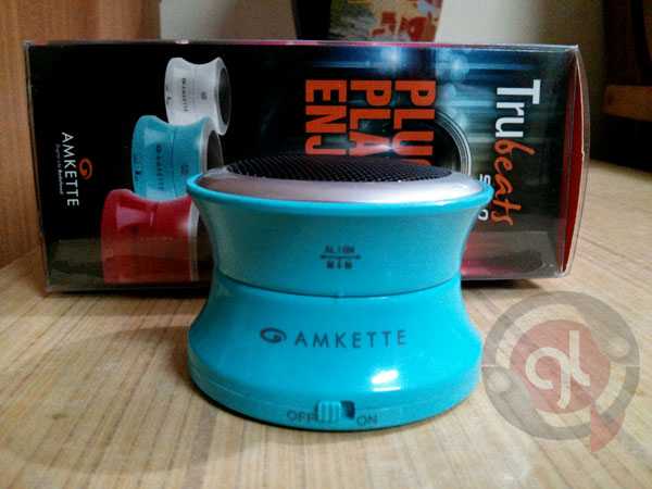 Amkette Trubeats Solo - Review 6 Amkette Trubeats Solo Speaker Compact Size